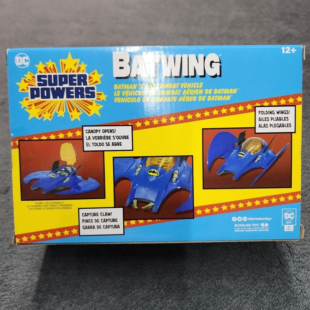 NEW DC Collectibles Super Powers Wave 1 Vehicles Batwing Action Figure Mcfarlane